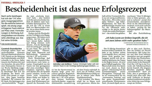 Garmischer Tagblatt vom 09.09.2015