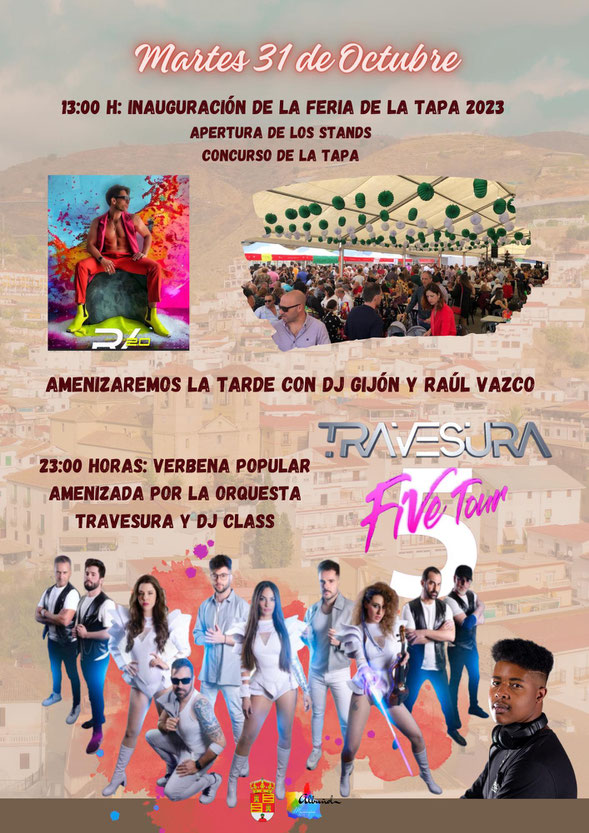 Programa de la Feria del Ganado, el Vino y la Tapa de Albuñol