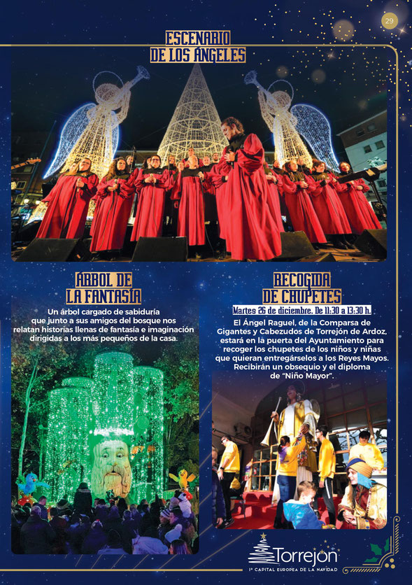 Programa de las Navidades Magicas en Torrejon de Ardoz