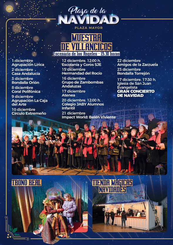 Programa de las Navidades Magicas en Torrejon de Ardoz