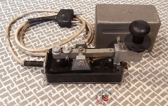 Russian military key from R-102, cover removed