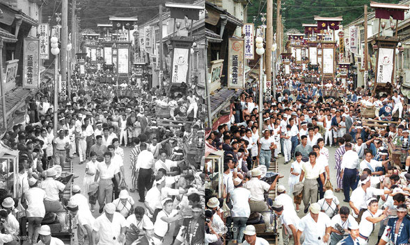 1960（昭和35）年7月7日、石川県の旧能都町宇出津
