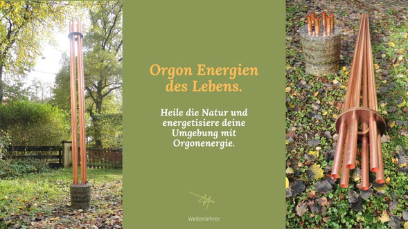 für draußen ist an sich ein CB völlig ausreichend, um das Umfeld und den Himmel zu unterstützend orgonisieren. Die Erde bzw. Natur generiert ebenfalls eine Orgon Energie, doch diese wird durch diverse Techniken stark gestört und vermindert und mit der Zei