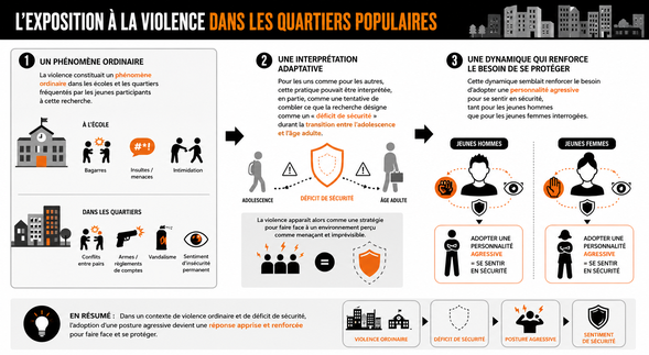 Exposition à la violence dans les quartiers populaires