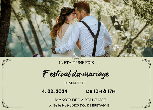 Festival du Mariage “Il était une fois”  à Dol-de-Bretagne Le dimanche 04 Février 2024