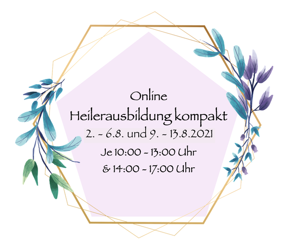 online Heilerausbildung kompakt 2. - 13.8.2021