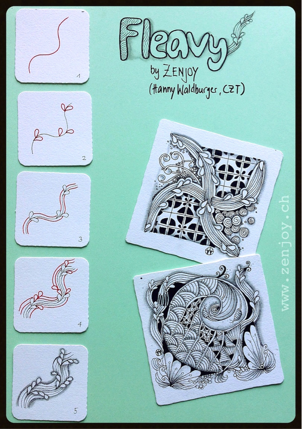 Fleavy  stepout zentangle