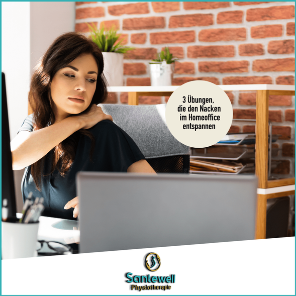 Homeoffice Übungen bei Physiotherapie Santewell