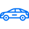 kleines blaues Auto