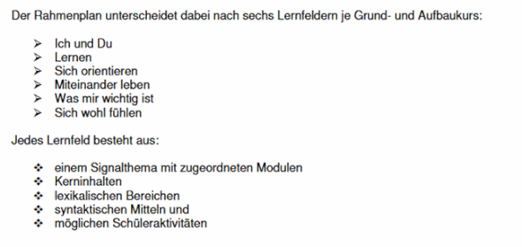 Auszug aus: Rahmenplan "Deutsch als Zweitsprache" (DaZ), https://grundschule.bildung-rp.de/rechts-grundlagen/rahmenplan/daz.html