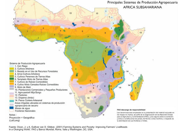 Sistemas de Produccion Agropecuaria de África Subshariana