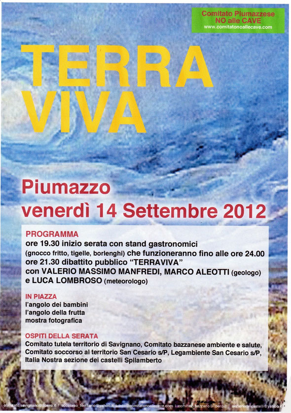 FESTA DEL COMITATO "NO ALLE CAVE"