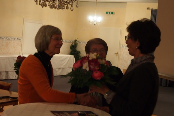 v. l. n. r. Roswitha Wieczorek, Hanne Kraus, Marianne Späth