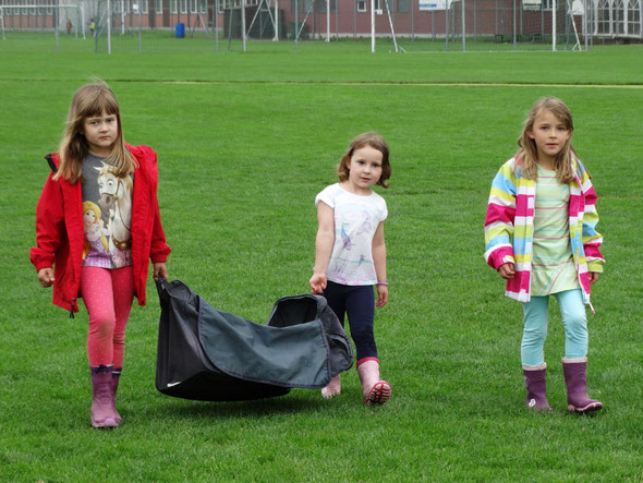 Bringing in the kit after the match