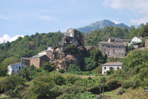 Photo prise de notre aire de pique-nique à Pietra di Verde