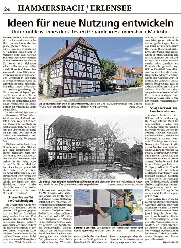 Mit freundlicher Erlaubnis des Hanauer Anzeiger; vielen Dank!