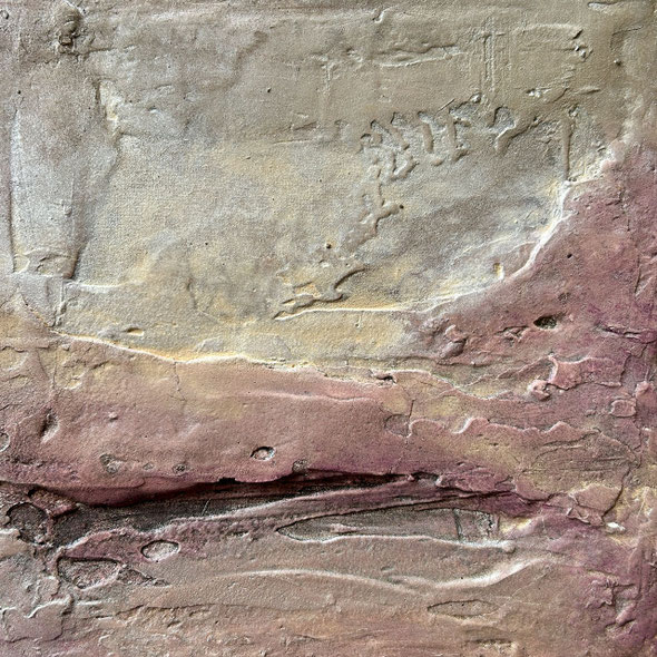 Alabastergips auf Leinwand