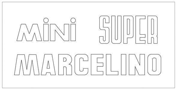 Anagrama Mini Marcelino Súper