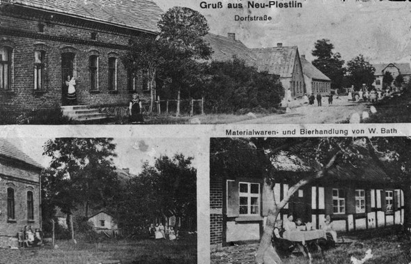 oberes Foto: ganz rechts - mein Elternhaus  (Datum der Aufnahme leider unbekannt)