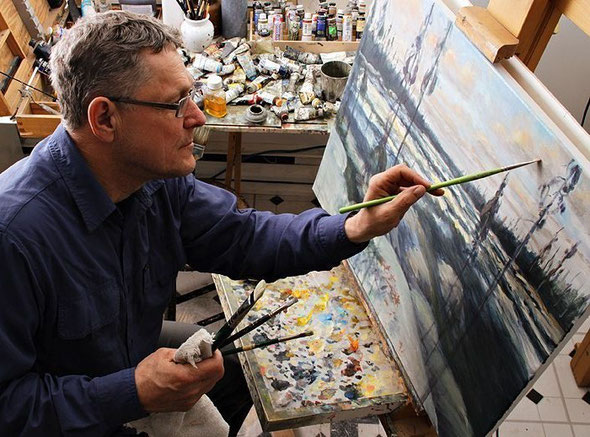 Pierre Morin à l'oeuvre