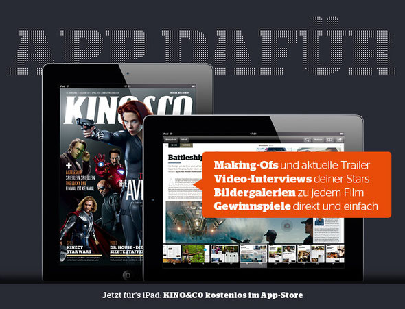 KINO&CO als App - umgesetzt von der Unipush Media.