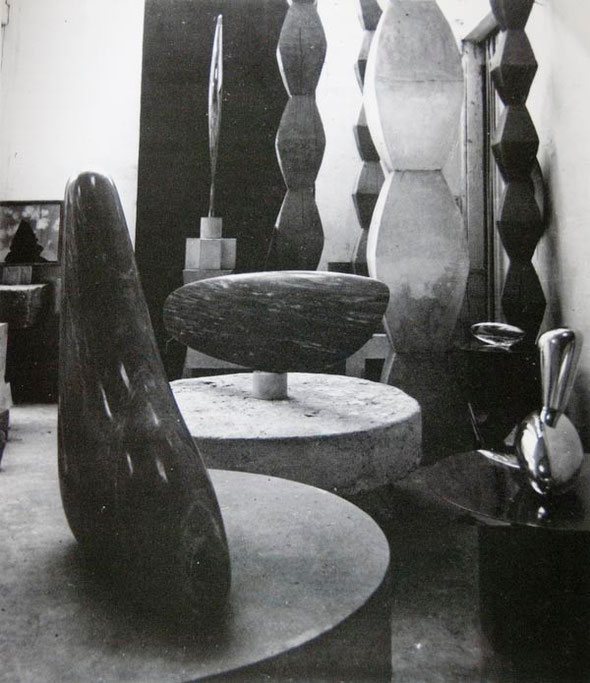 Brancusi' Studio at the Impasse Ronsin, Paris