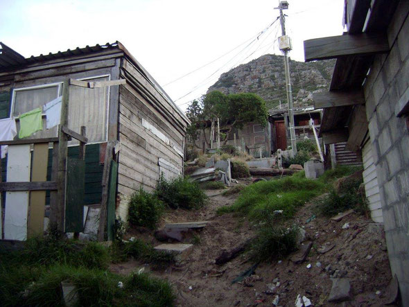 Hangberg shacks, Hout Bay