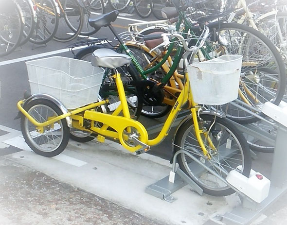 大きい三輪自転車
