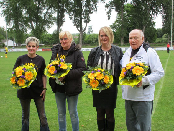 Von links nach rechts: Marianne Viltuznik, Andrea Bruß, Karina Wistuba u. Friedhelm Goracy.