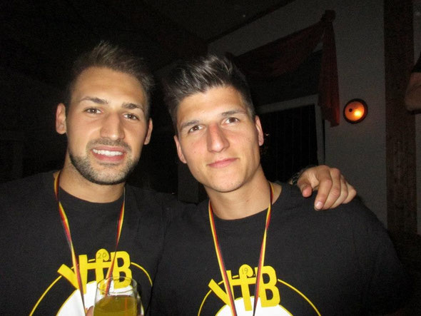 Danny Knezevic und Pierre Grzeskowiak.