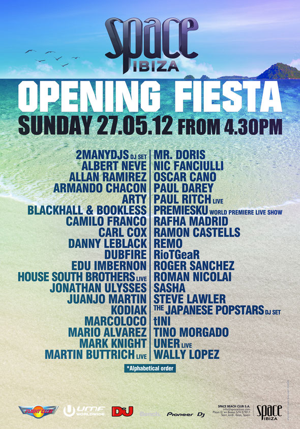 Space Opening Fiesta 2012