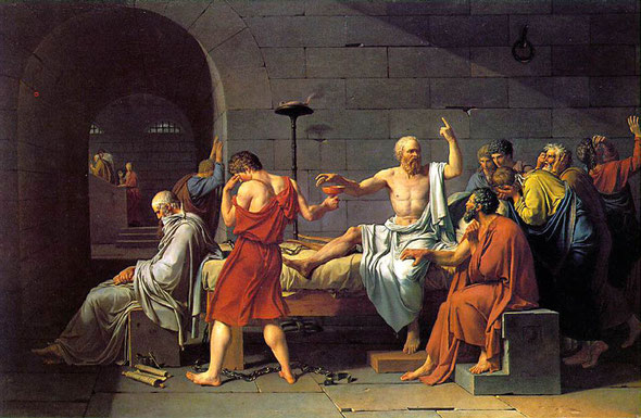 SOCRATE mort de Socrate par David