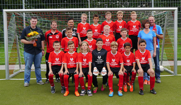 Kader der D2 U12 2013/2014