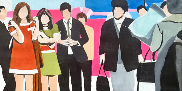 On the street | 80 x 40 x 2 cm | 2025