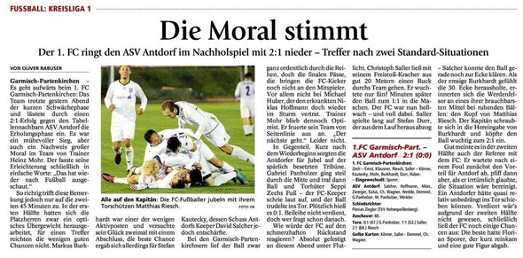 GaPa Tagblatt vom 25.10.2012