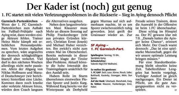 GaPa Tagblatt vom 23.03.2013