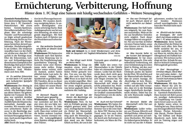 Garmischer Tagblatt vom 16.06.2014