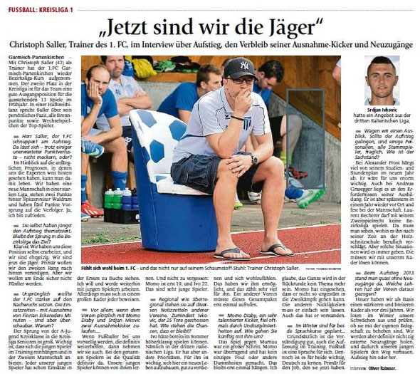 Garmischer Tagblatt vom 26.11.2015