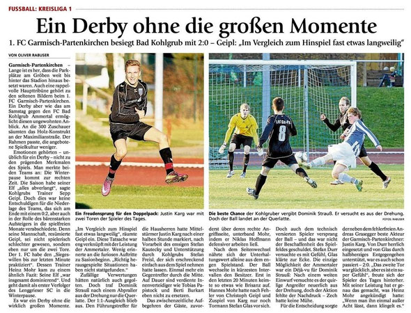 Ga Pa Tagblatt vom 19.11.2012