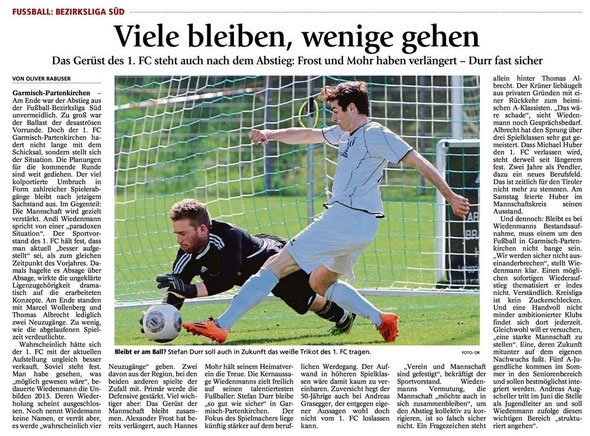 Garmischer Tagblatt vom 20.05.2014