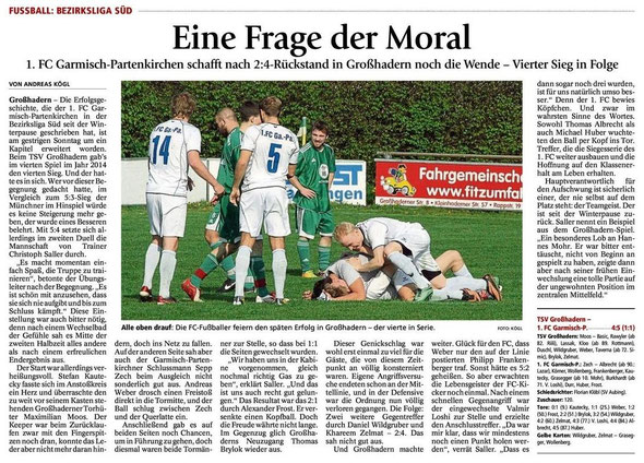 GaPa Taglatt vom 14.04.2014