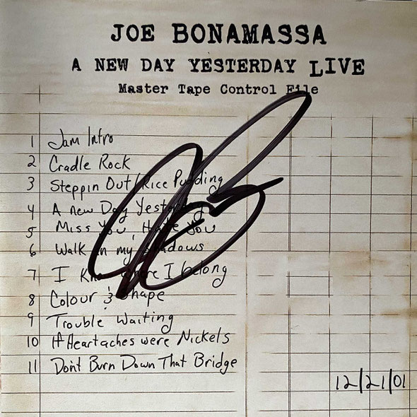 Autograph Joe Bonamassa Autogram