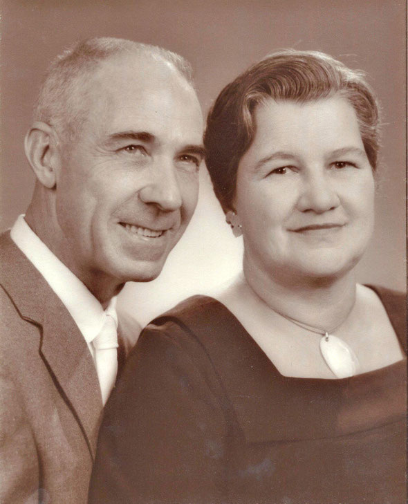 Martha's Parents:  George and Irene McNish probably early 50s