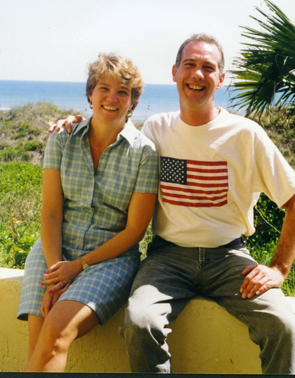 Steven and Kate - April 1999 - in Florida - Steve 44 years old