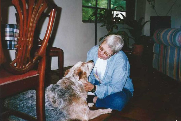 Martha and Duchess the Australian Cattle Dog