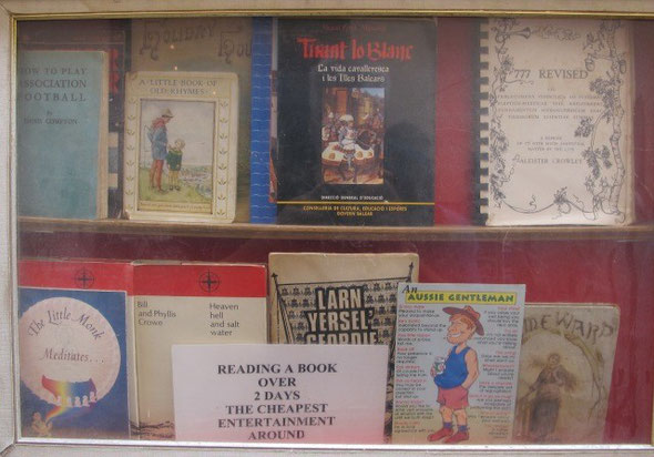 Palma de Mallorca, The English Bookshop Display Window