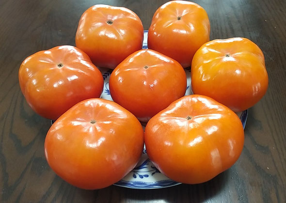 浜松市にお住いの上司は卒寿を越えましたがお元気にお過ごしです。　　　　・卒寿なる上司の送りくれし柿(和良)