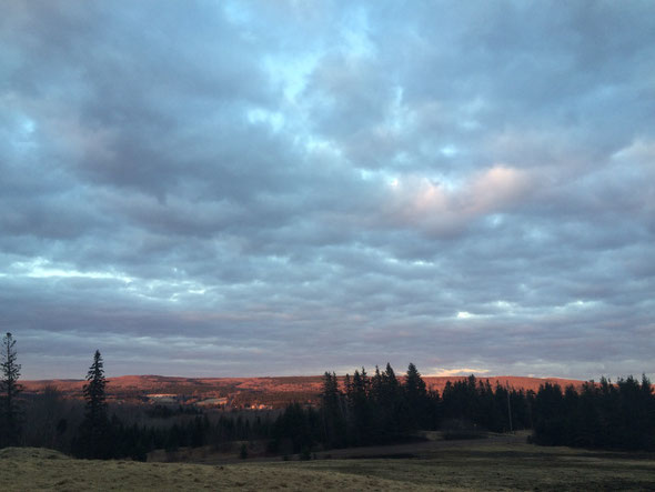 Saturday evening, April 9, post- boil