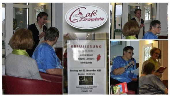 Lesung am 22.11.2015 im Café am Kirchplatz in Velbert-Tönisheide