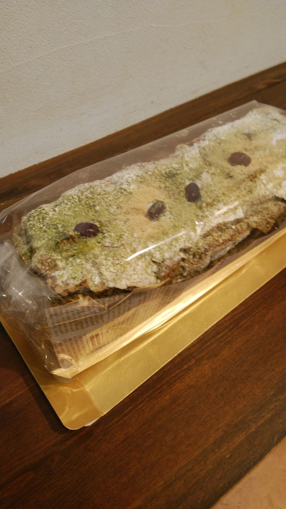 抹茶ときな粉の生パウンドケーキ